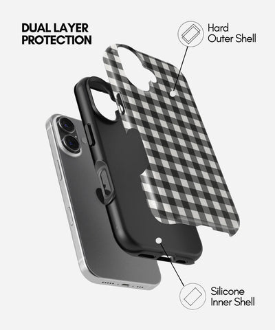 Monochrome Picnic Glossy Armoured Case