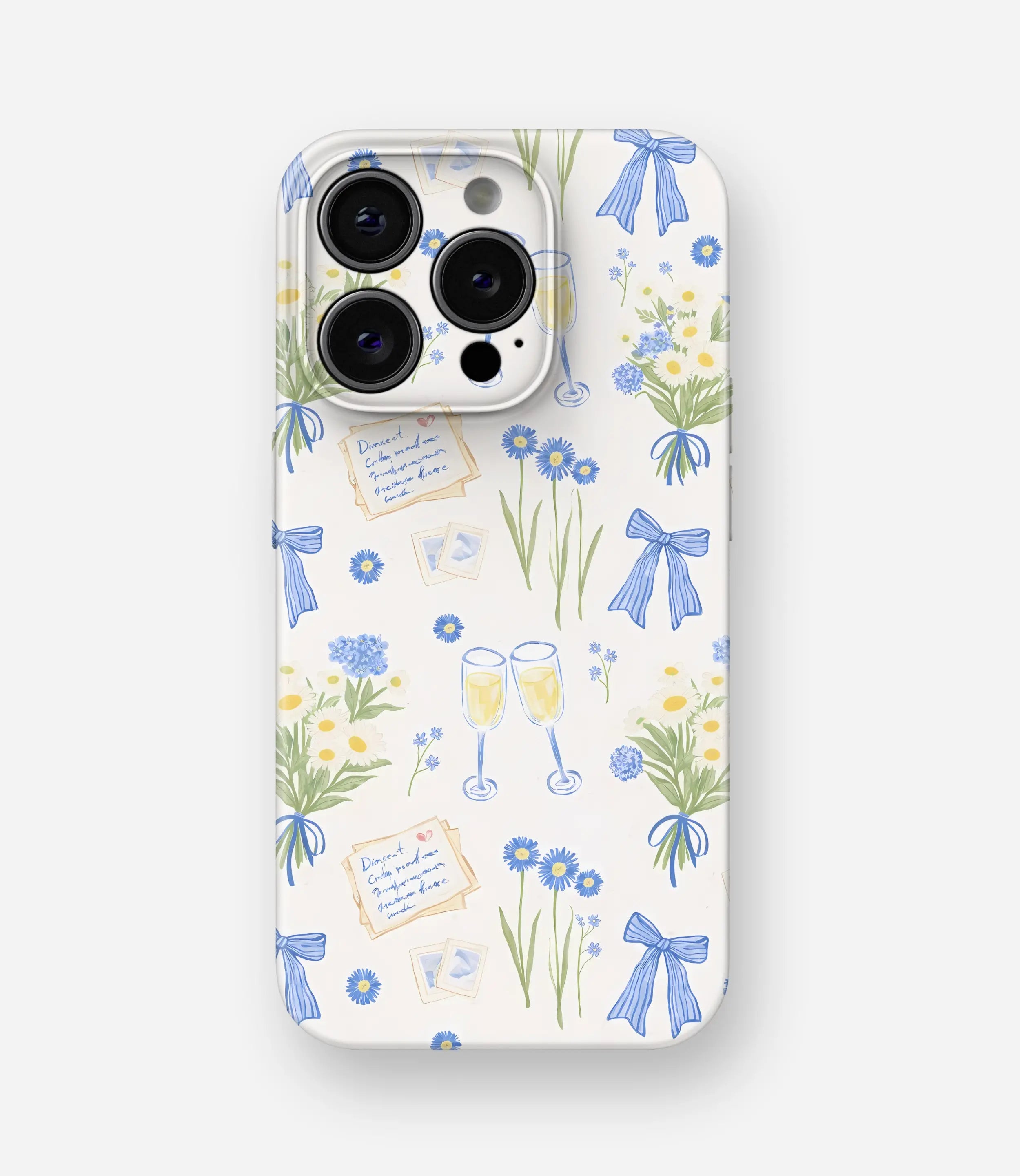Champagne & Bows Glossy Hard Case