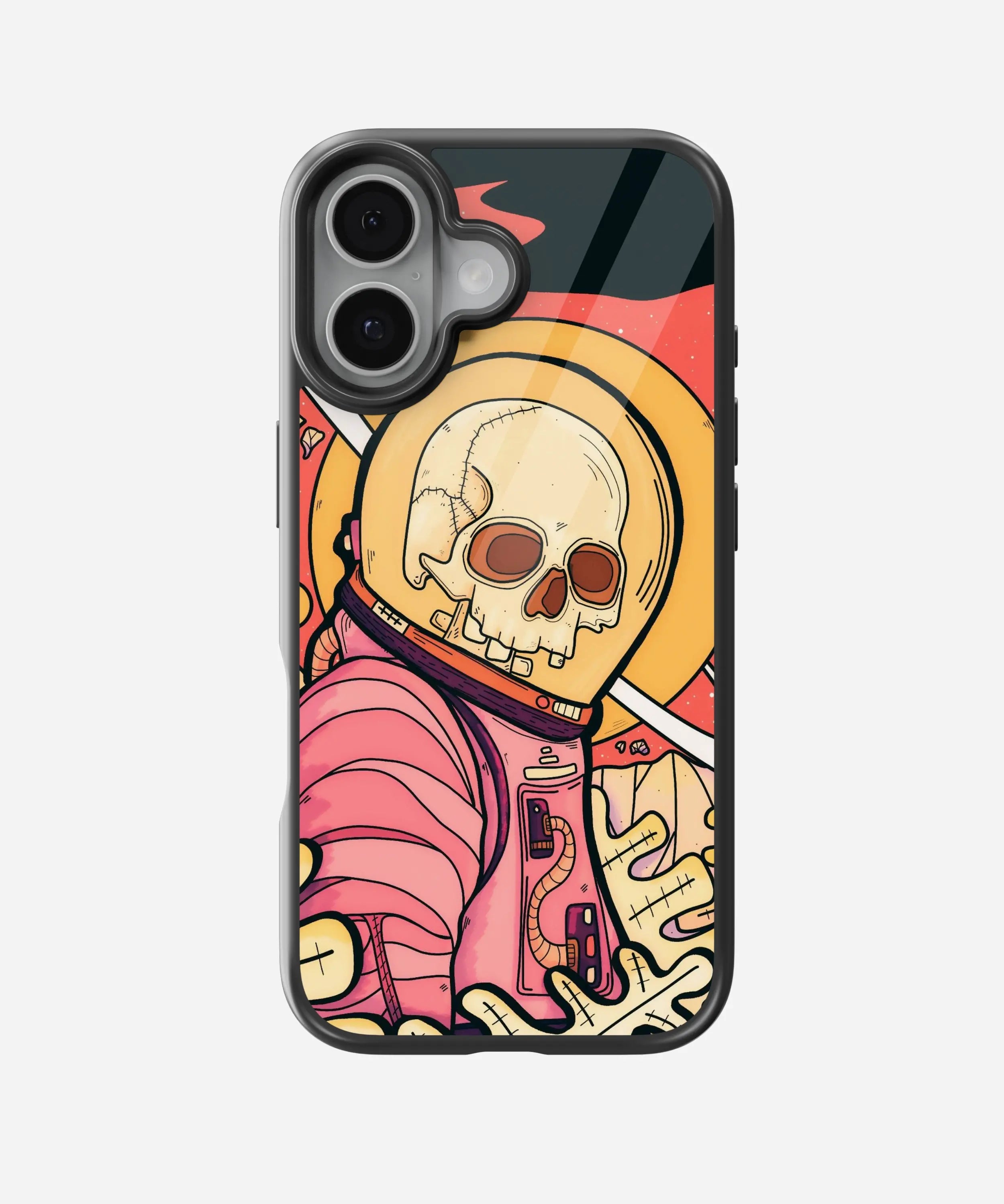 Astro Skull Glass Case
