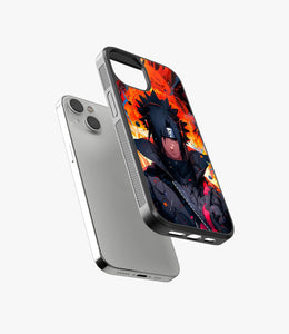 Sharingan Shield Glass Phone Case