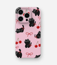 Load image into Gallery viewer, Cherry Kitty Cuties Glossy Hard Case
