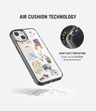 Load image into Gallery viewer, Cartoon Chic Stride 2.0 Clear Phone Case
