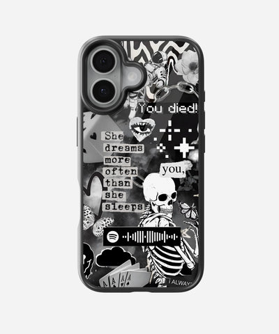 Dream More Sleep Less Glass Case