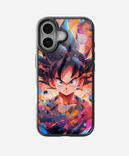 Load image into Gallery viewer, Fan Art Goku Glass Phone Case

