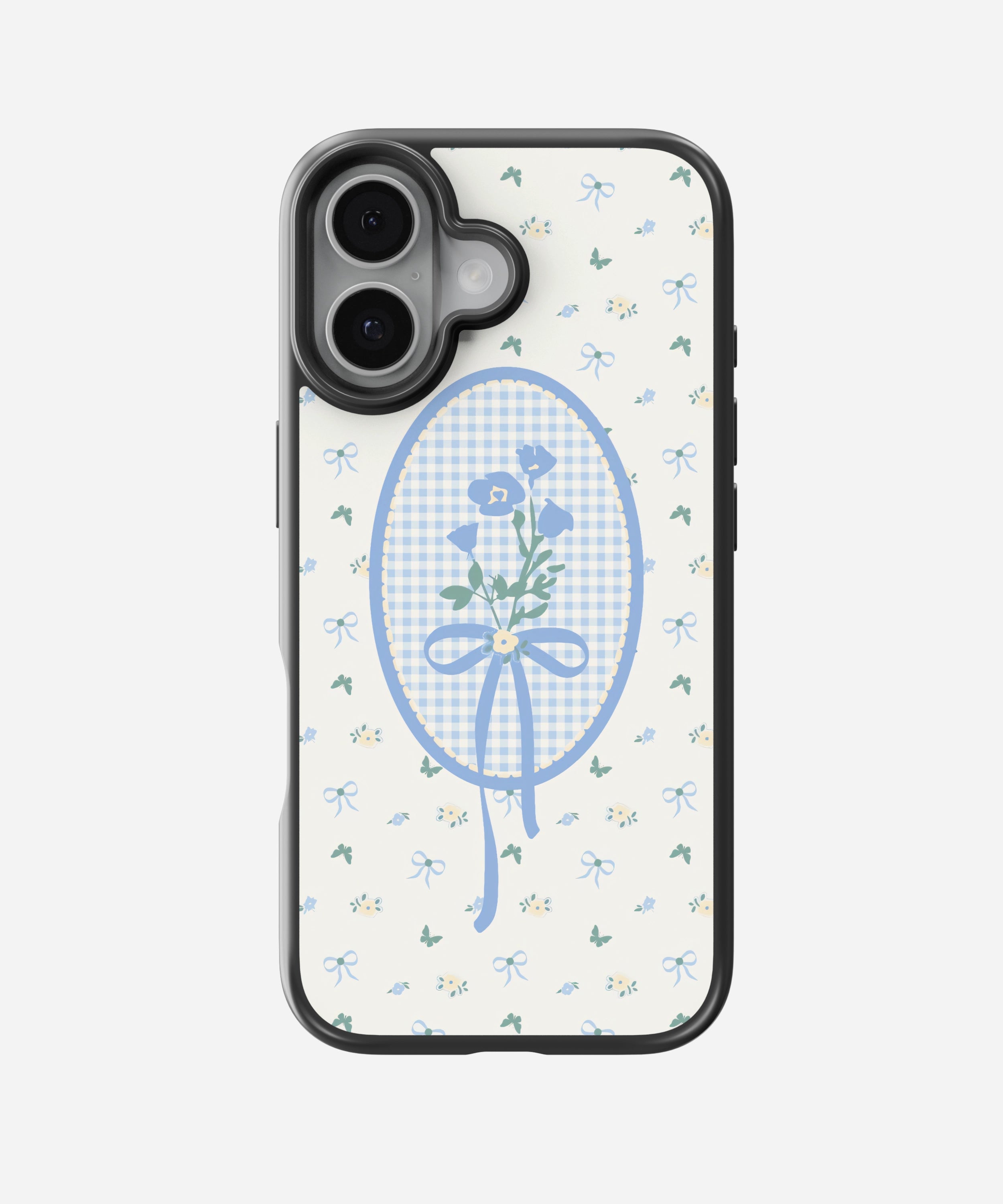 Vintage Bloom Frame Hybrid Matte Case