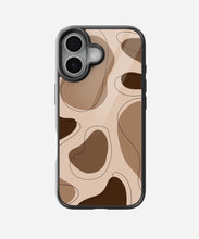 Load image into Gallery viewer, Brown Mosaic Aesthetic Glass Phone Case
