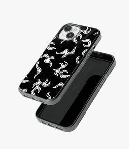 Lil Black Flame Y2K Glass Case