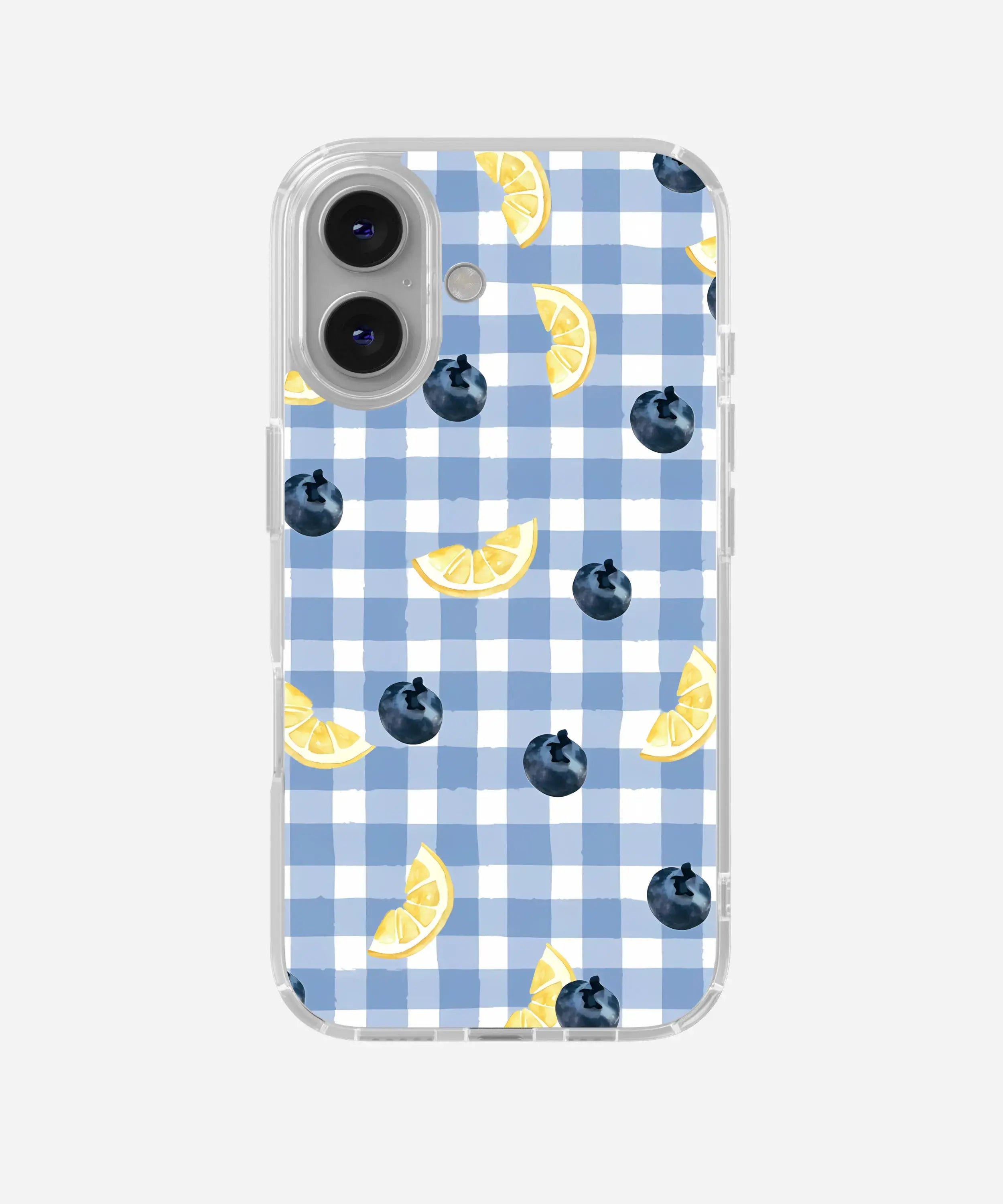 Summer Berries Clear Silicone Phone Case