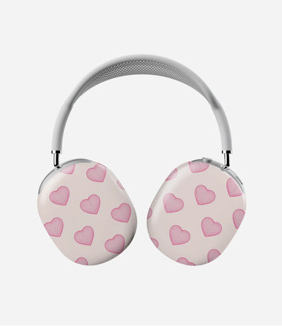 Heart Grid Glossy Airpods Max Case