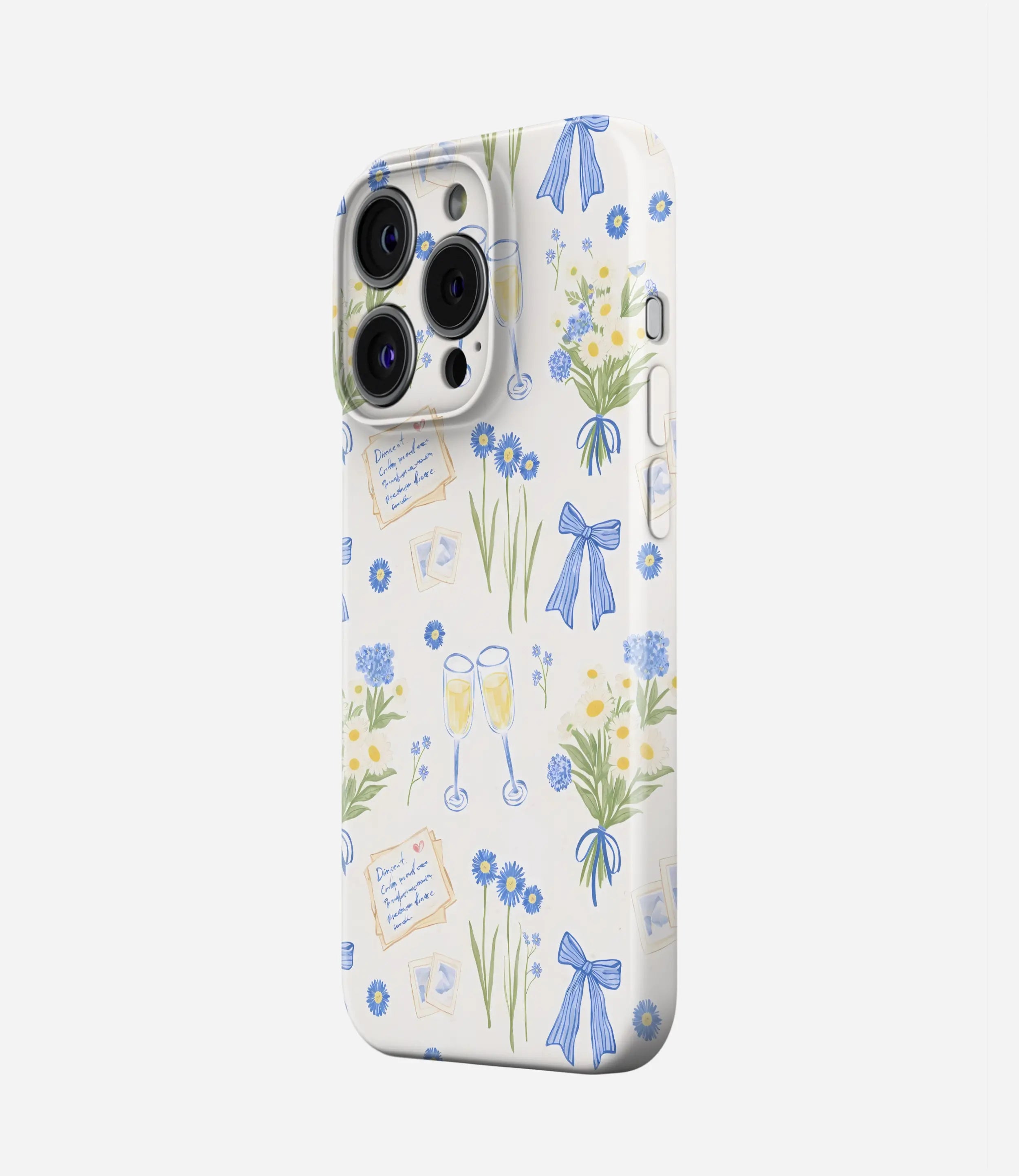 Champagne & Bows Glossy Hard Case