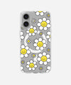 Daisy Smiley Clear Magsafe Clear Phone Case