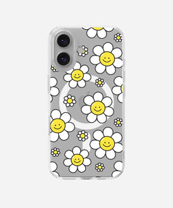 Daisy Smiley Clear Magsafe Clear Phone Case
