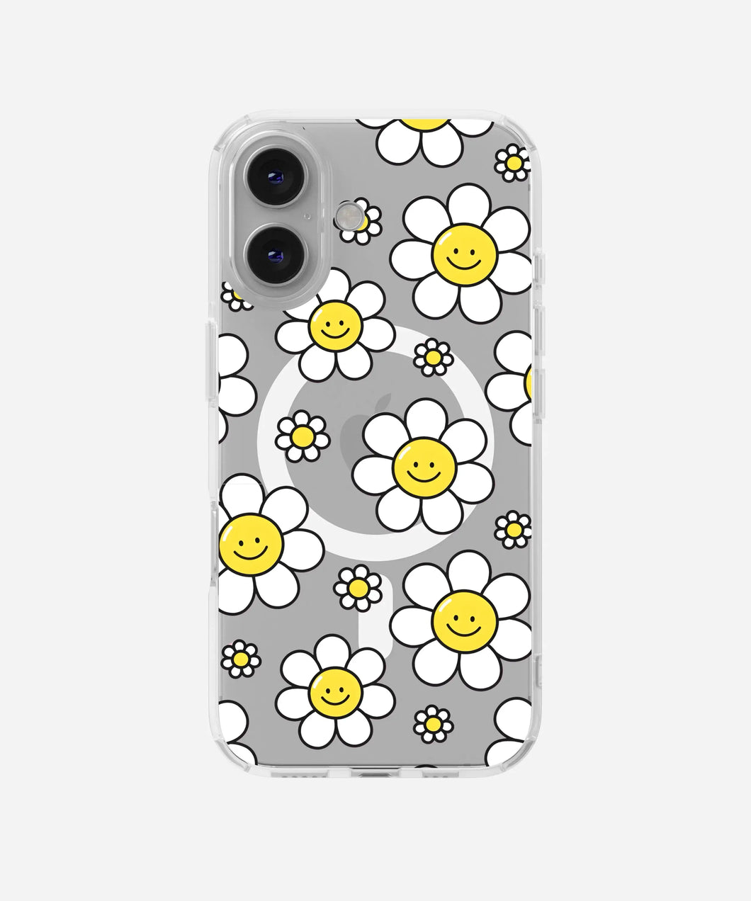 Daisy Smiley Clear Magsafe Clear Phone Case