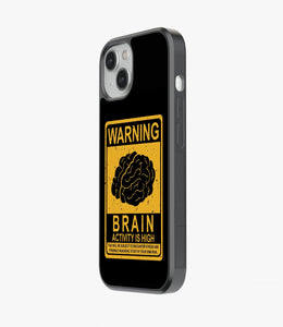 High Brain Activity Glass Phone Case