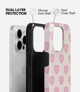 Heart Grid Glossy Armoured Case