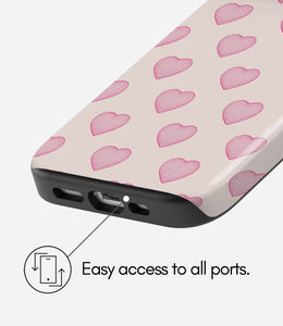 Heart Grid Glossy Armoured Case