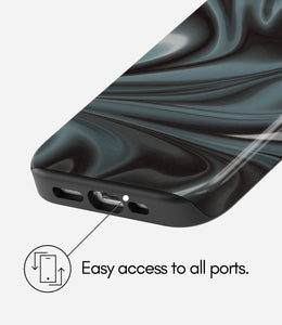 Obsidian Swirl Glossy Armoured Case