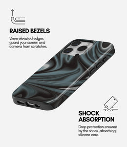 Obsidian Swirl Glossy Armoured Case