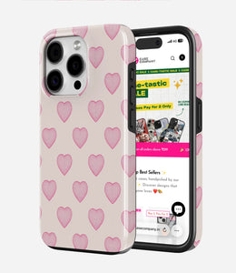 Heart Grid Glossy Armoured Case