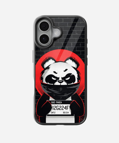 Bad Panda Glass Case