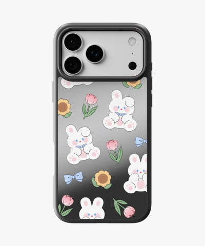 Bloom Bunny Luxe Mirror Phone Case
