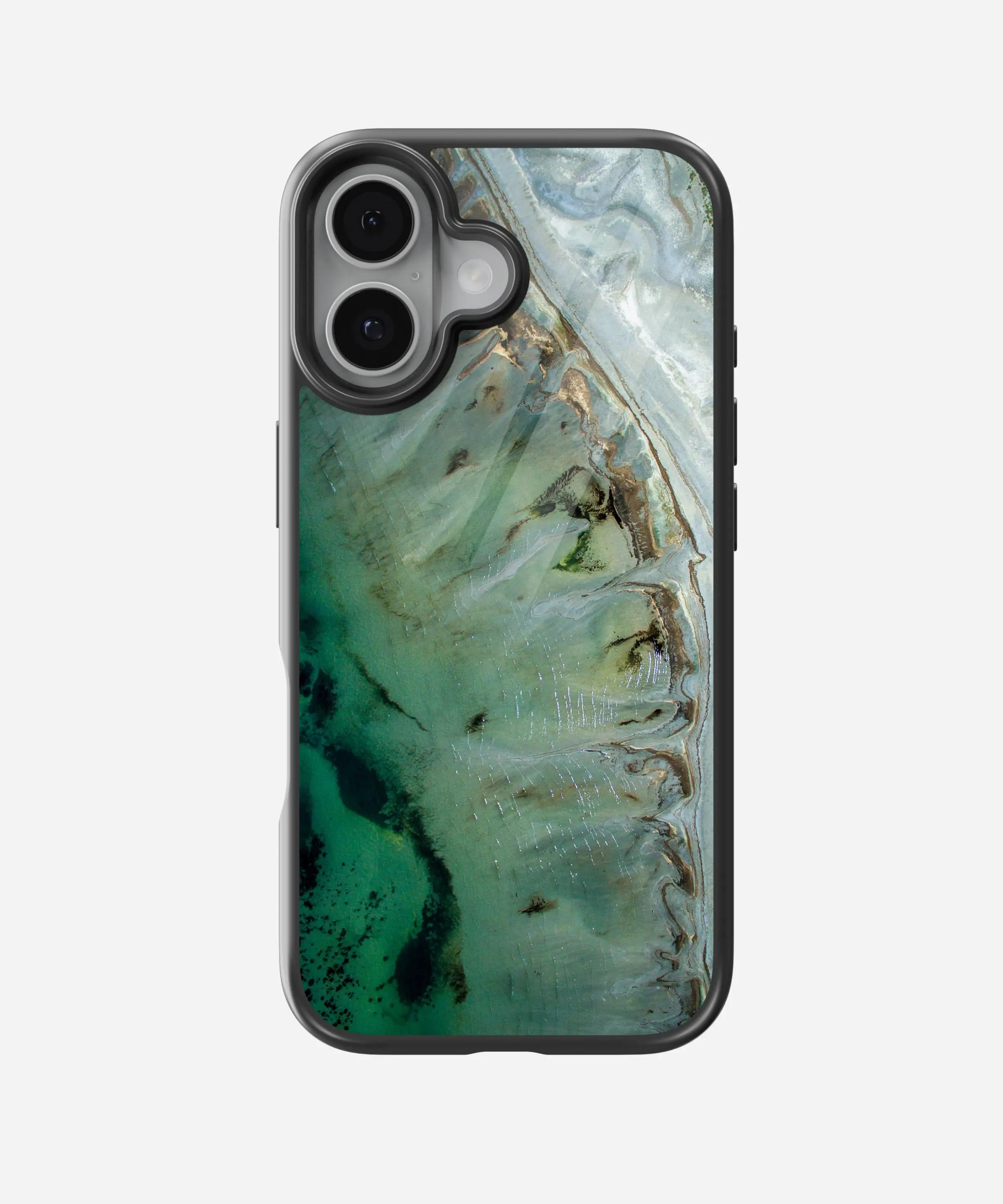 Summer Green Marble Glass Case