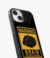 Load image into Gallery viewer, High Brain Activity Glass Phone Case
