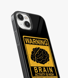 High Brain Activity Glass Phone Case