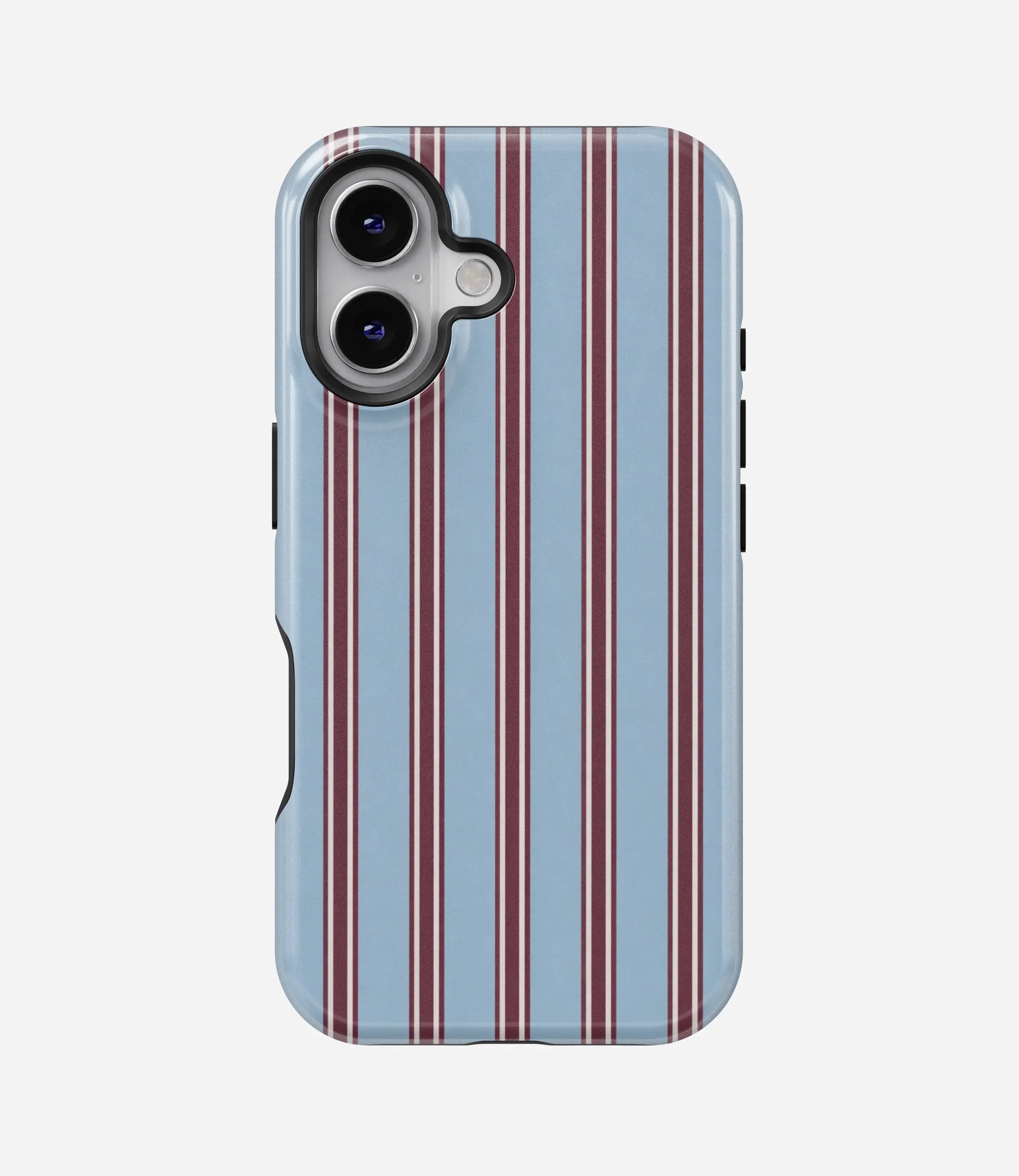 Bordeaux Stripe Glossy Armoured Case
