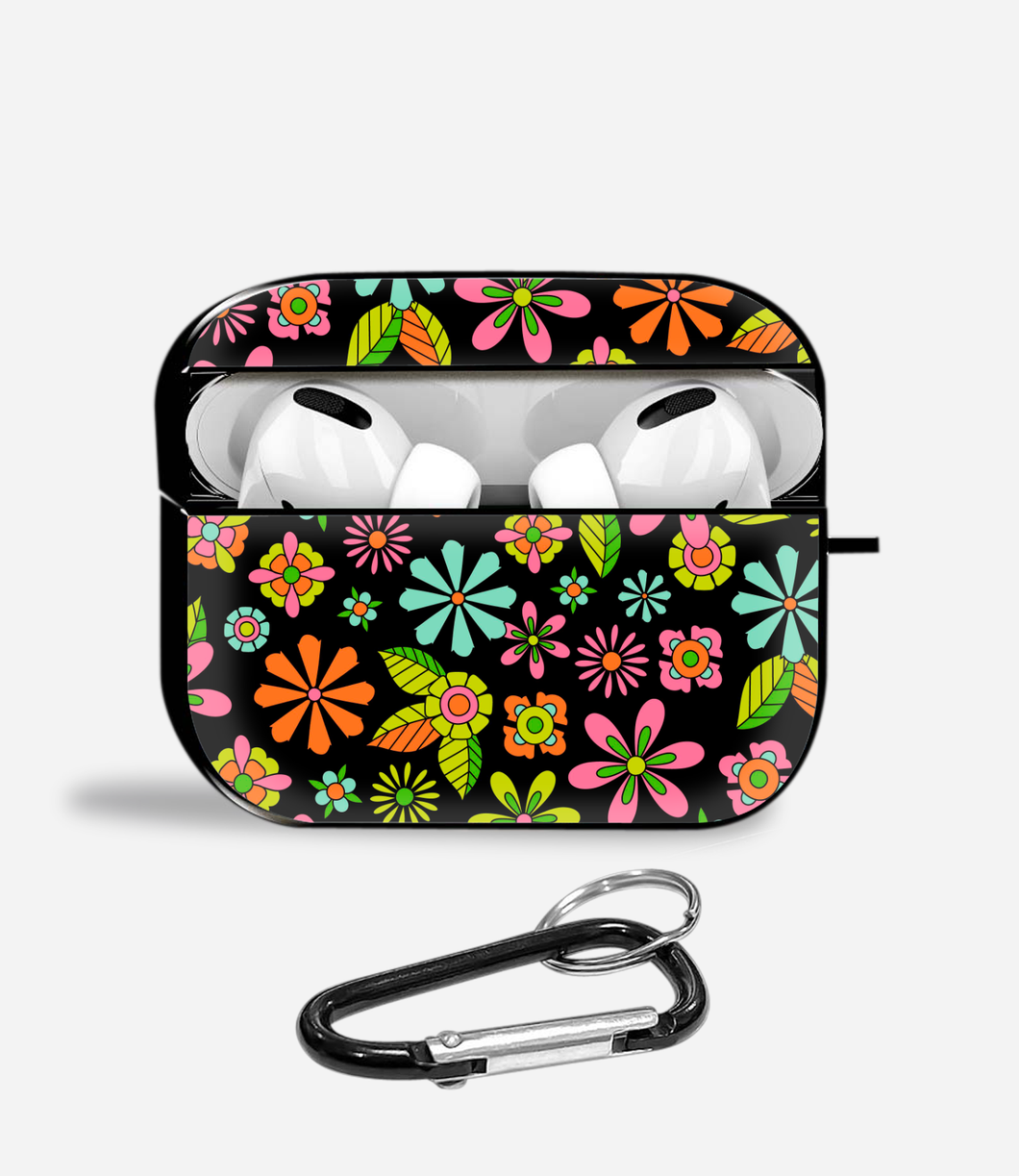 Groovy Hippie Airpods Glass Case