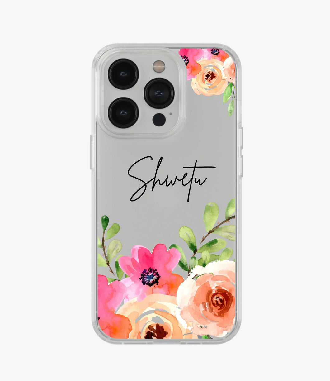 Blossom Blooms Custom Name Silicone Case