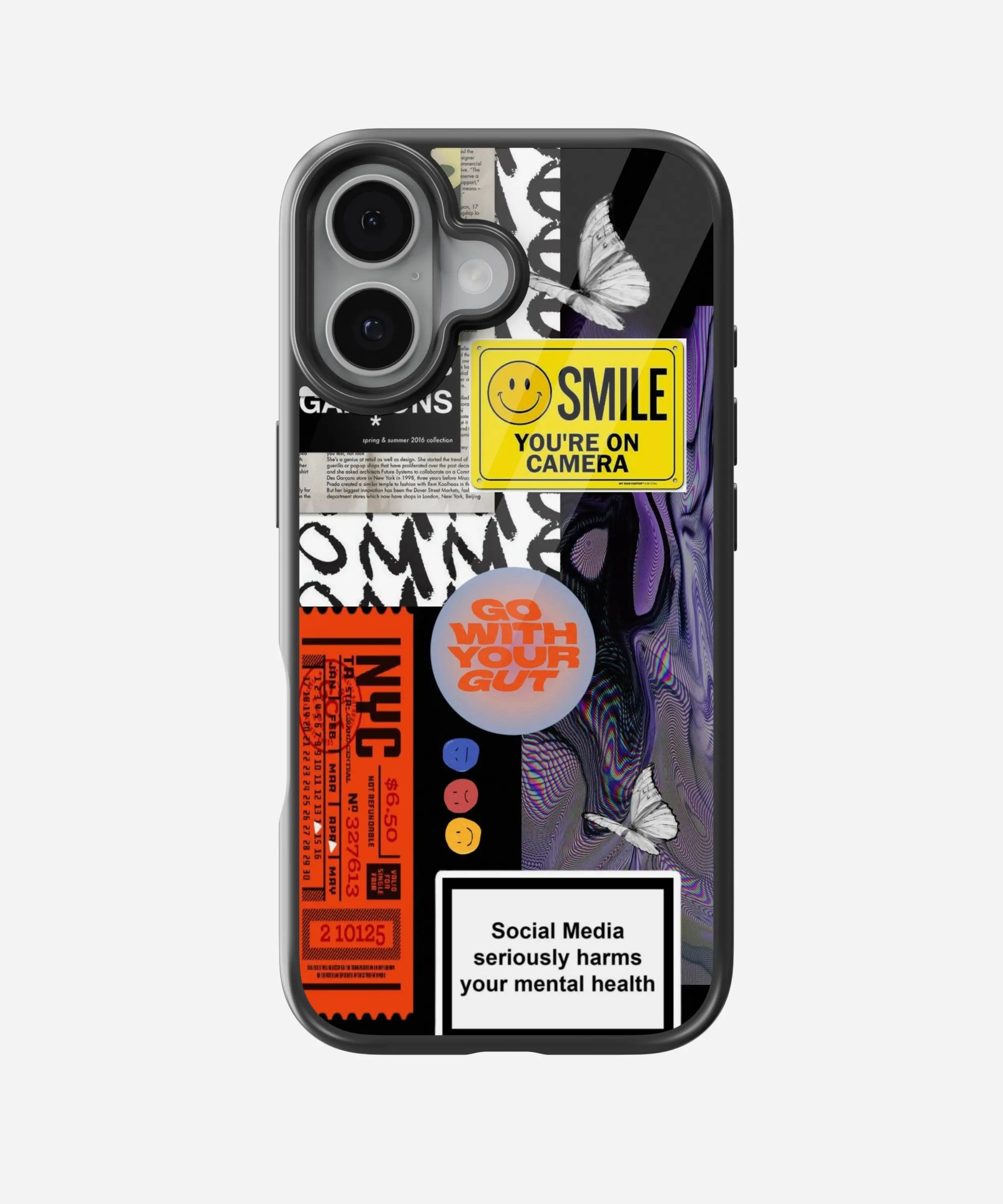 Smile You're on Camera Glass Case