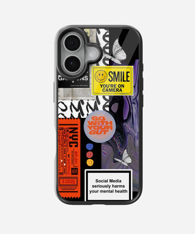 Smile You're on Camera Glass Case