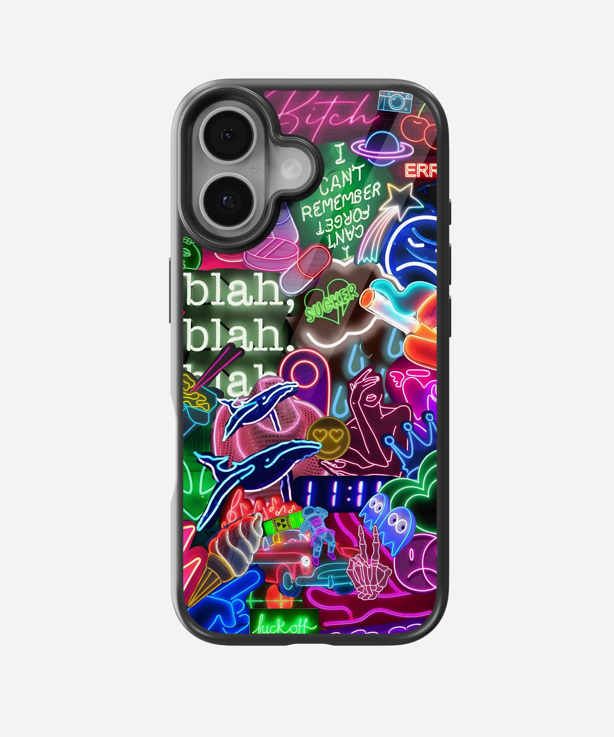 Bad Bitch Neon Glass Case