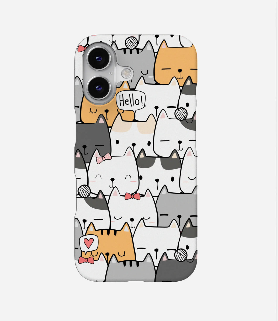 Cute Cat Doodle Phone Case by The Case Company Cute Cat Doodle Phone Case by The Case Company