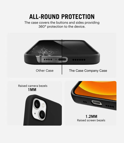 Solid Deep Navy Soft Silicone iPhone Case