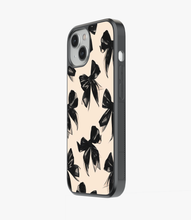 Load image into Gallery viewer, Vintage Noir Bow Glass Case
