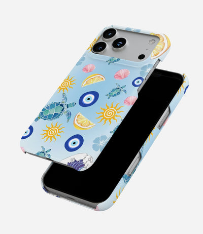 Mediterranean Turtle Vibes SnapFit Matte Case