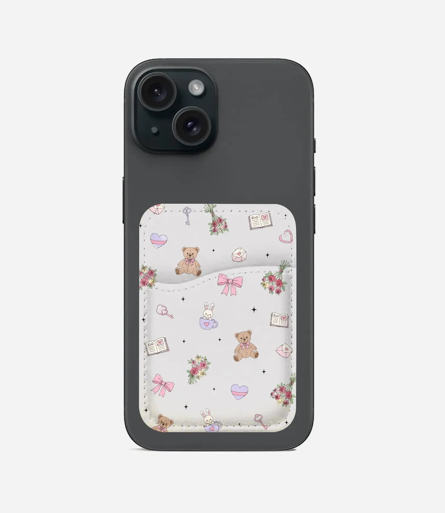 Teddy Love Letters Phone Wallet