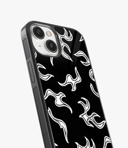 Lil Black Flame Y2K Glass Case