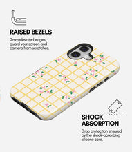 Load image into Gallery viewer, Daisy Picnic Check Glossy Armoured Case
