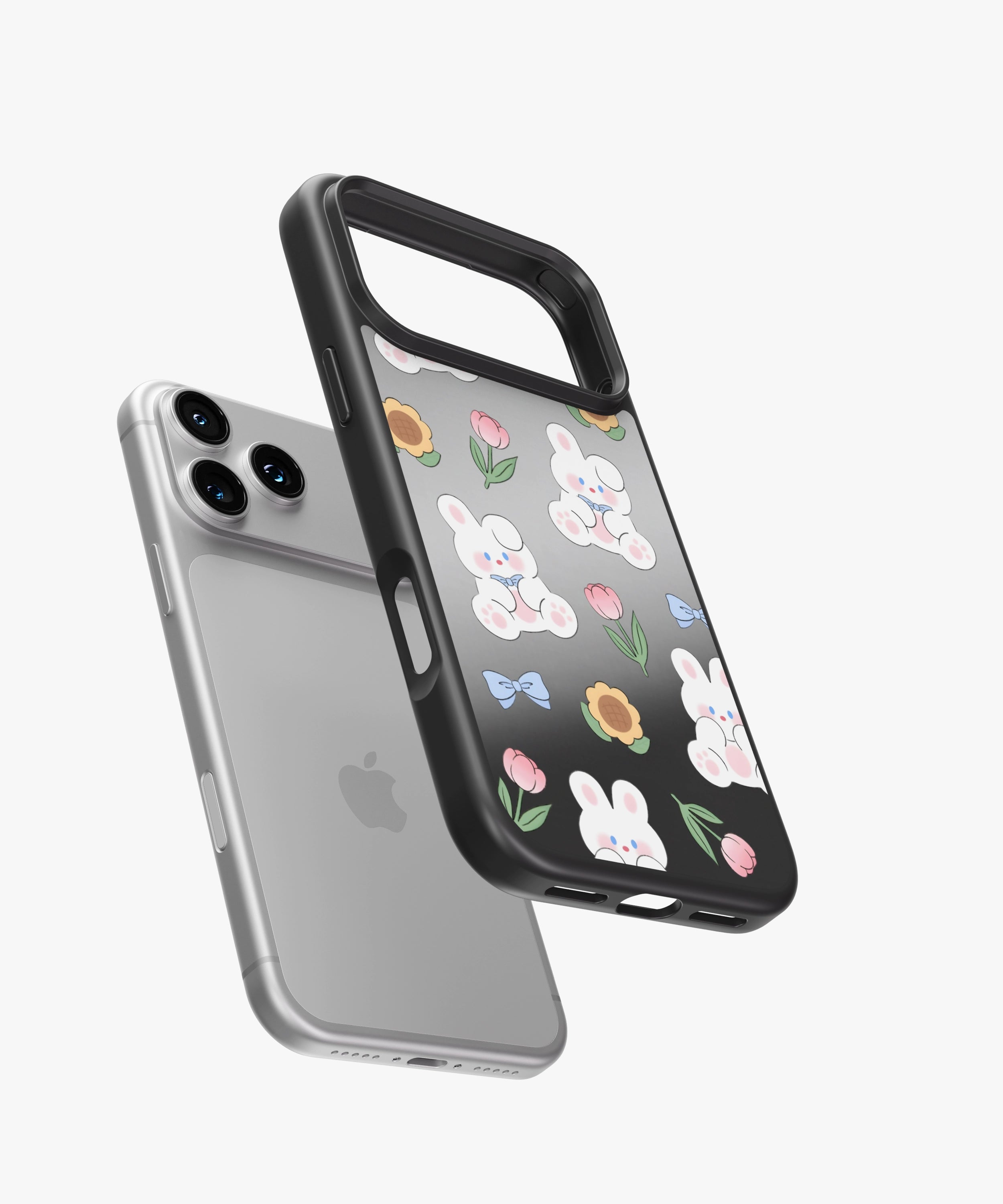Bloom Bunny Luxe Mirror Phone Case