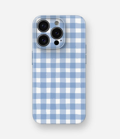 Bluebell Gingham Glossy Hard Case