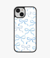 Bluebell Bows Glass Case