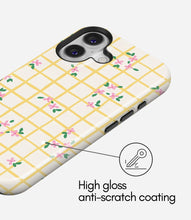 Load image into Gallery viewer, Daisy Picnic Check Glossy Armoured Case

