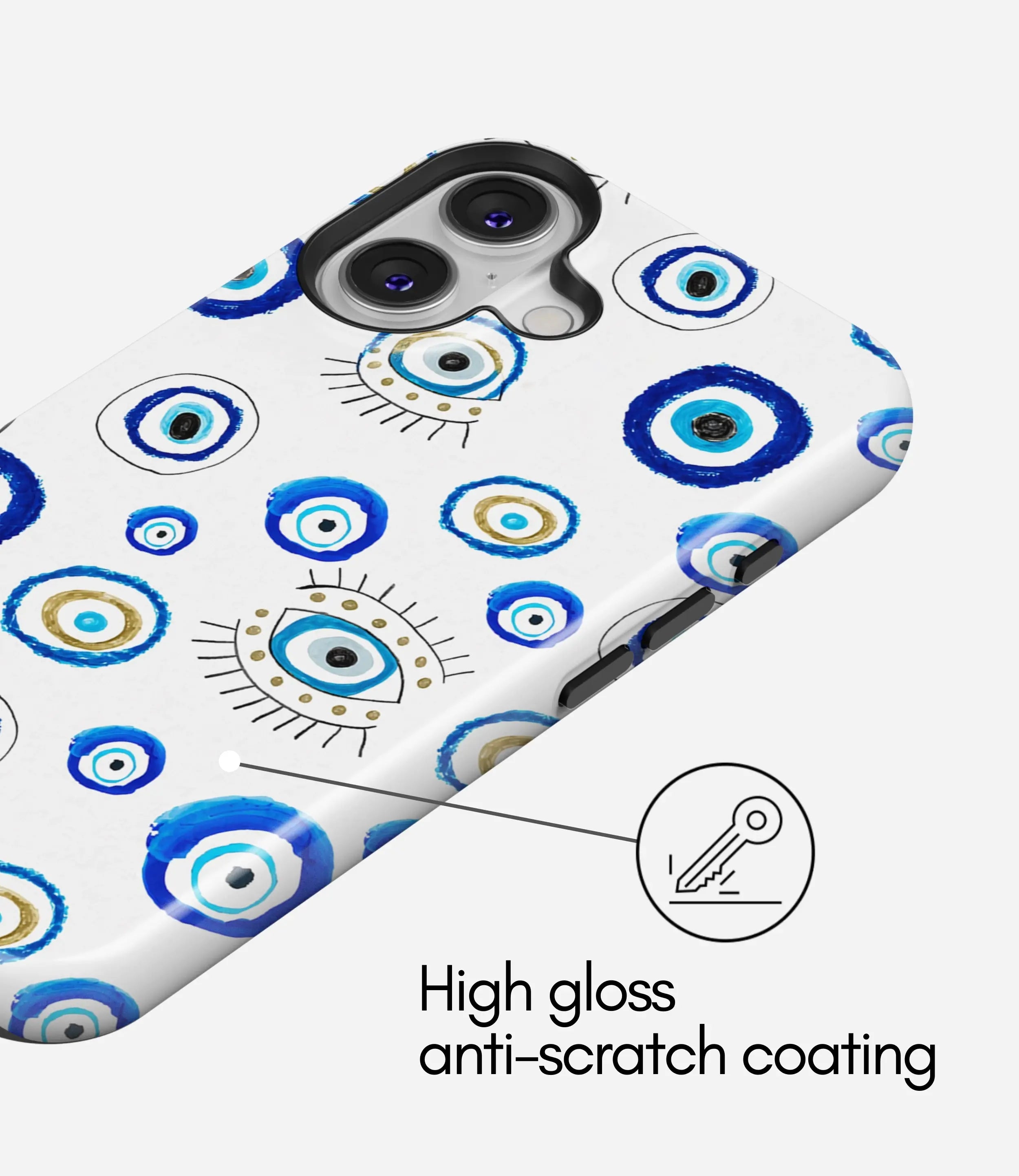 Nazar Drip Glossy Armoured Case