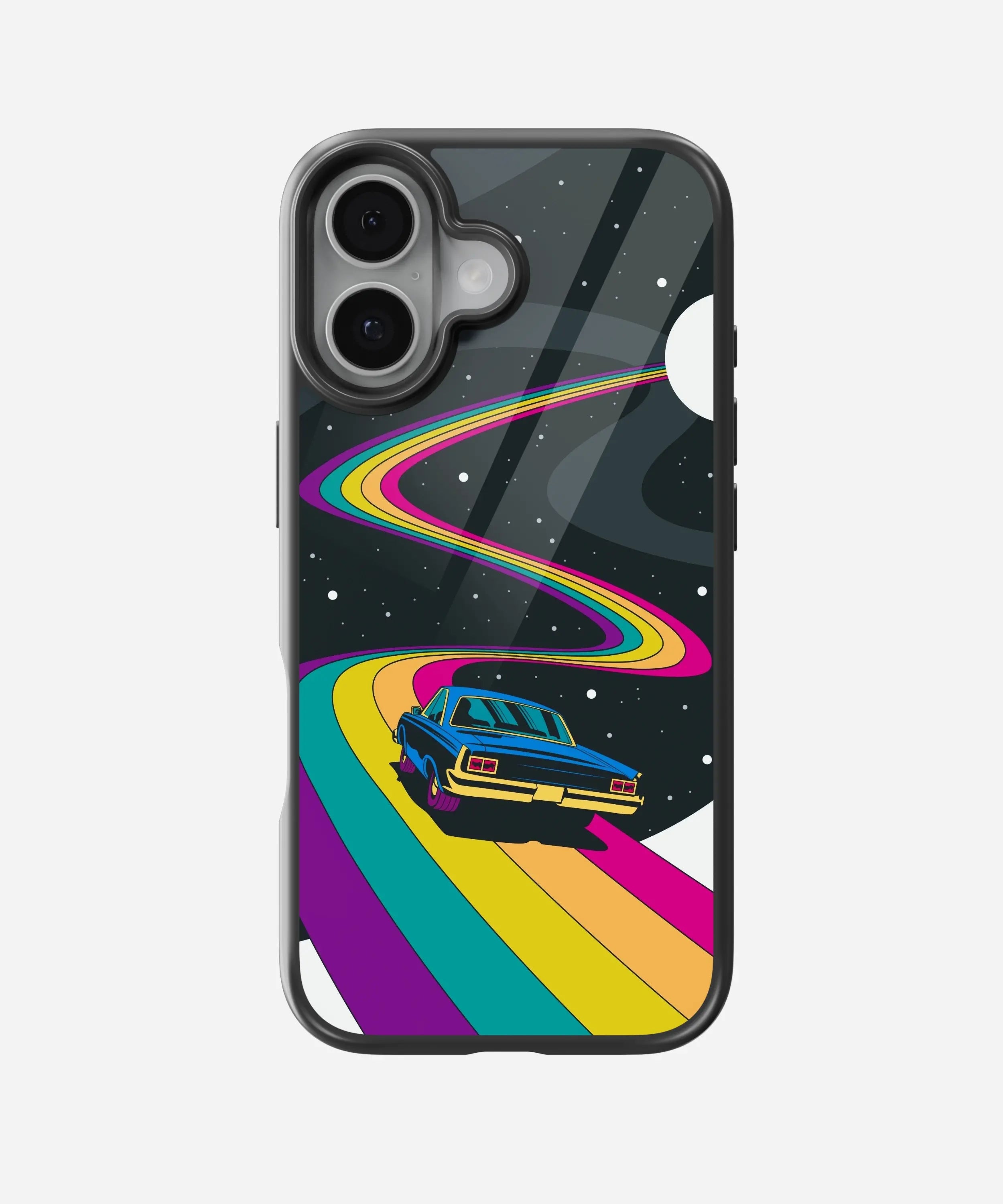 Road To Moon Glass Case