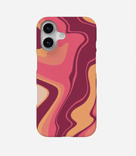 Load image into Gallery viewer, Claret/Mandy Marble Print Case
