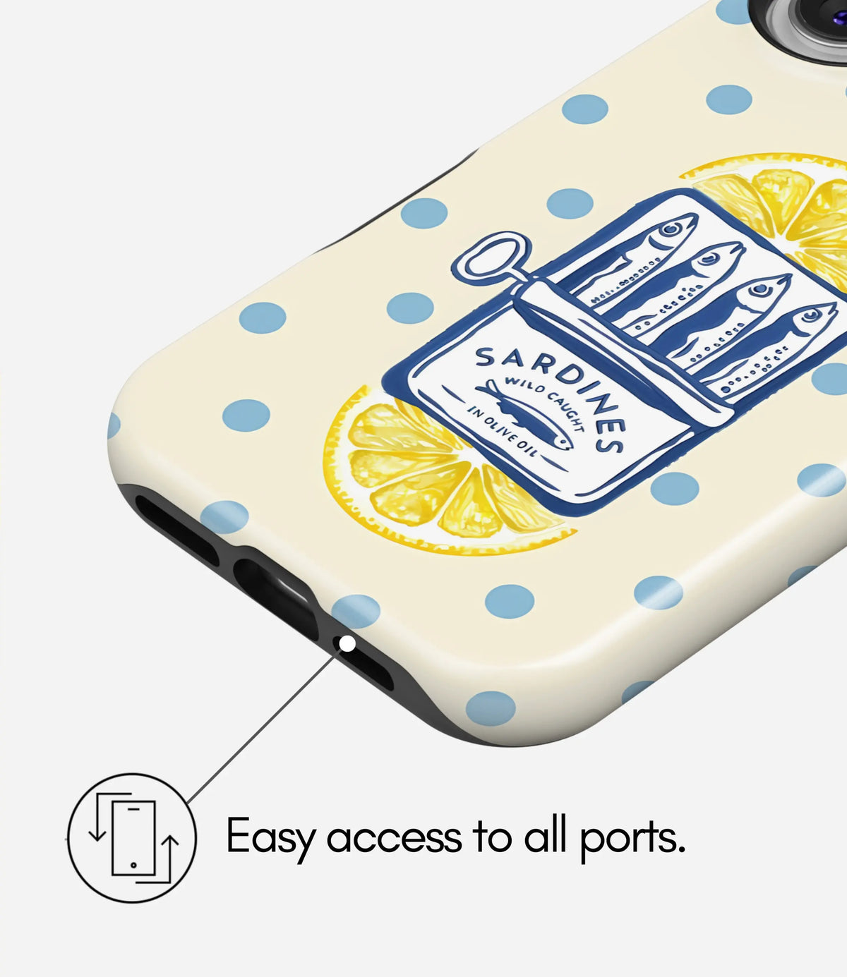 Lemon & Sardines Glossy Armoured Case