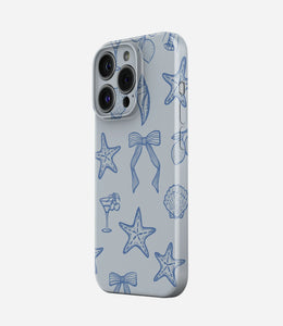 Coastal Bowties Glossy Hard Case